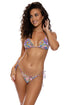 Luli Fama Pinkin' About You Reversible Triangle Top